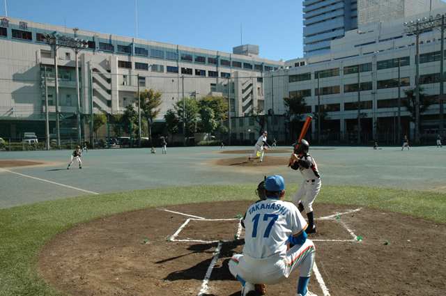 安藤講師とのバッティング対決